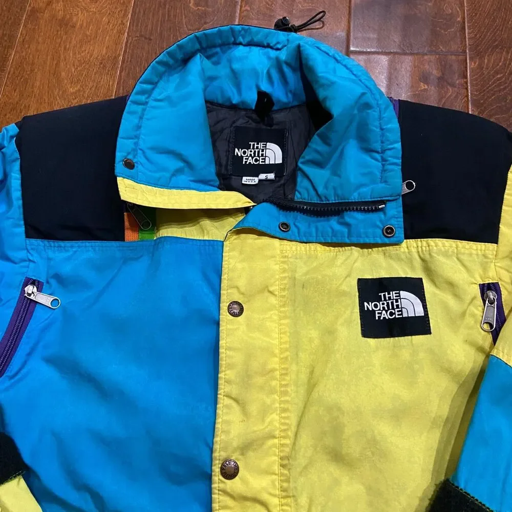 The North Face Vintage 90s Ski Eva Colorblock Jacket Nylon Men's Size Small